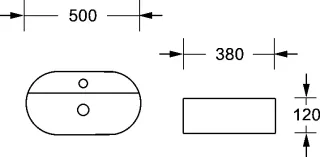 Раковина Milleau Nuage MU0076-GW белый глянец